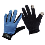 Maxbell Anti-slip MTB Cycling Gloves Touch Screen Sport Long Finger Glove Sky Blue