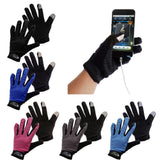 Maxbell Anti-slip MTB Cycling Gloves Touch Screen Sport Long Finger Glove Sky Blue