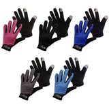 Maxbell Anti-slip MTB Cycling Gloves Touch Screen Sport Long Finger Glove Sky Blue