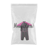 Maxbell Kids 3.5mm Neoprene Wetsuit One-Piece Short Sleeve Jumpsuit Swimwear Pink-2
