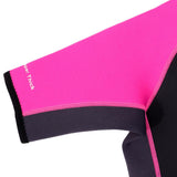 Maxbell Kids 3.5mm Neoprene Wetsuit One-Piece Short Sleeve Jumpsuit Swimwear Pink-4