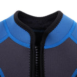 Maxbell Kids 3.5mm Neoprene Wetsuit One-Piece Short Sleeve Jumpsuit Swimwear Blue-2