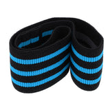 Maxbell Premium Resistance Hip Bands for Gym Exercise Workout Training Yoga Blue M