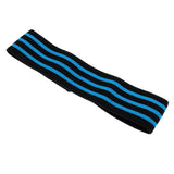Maxbell Premium Resistance Hip Bands for Gym Exercise Workout Training Yoga Blue L