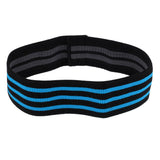 Maxbell Premium Resistance Hip Bands for Gym Exercise Workout Training Yoga Blue L