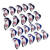 Maxbell 10pcs Golf Headcovers Head Covers Iron Protect Union Jack Beige+Dark Blue