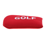 Maxbell Soft Comfortable Golf Mallet Head Cover Iron Protector Putter Cover Red