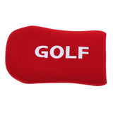 Maxbell Soft Comfortable Golf Mallet Head Cover Iron Protector Putter Cover Red