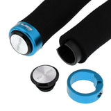 Maxbell 2 Pieces Bike Bicycle MTB Handlebar Grips Anti-slip Sponge Handle Grip Blue