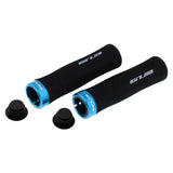 Maxbell 2 Pieces Bike Bicycle MTB Handlebar Grips Anti-slip Sponge Handle Grip Blue