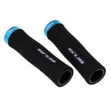 Maxbell 2 Pieces Bike Bicycle MTB Handlebar Grips Anti-slip Sponge Handle Grip Blue