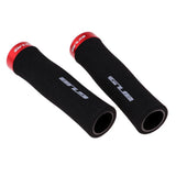 Maxbell 2 Pieces Bike Bicycle MTB Handlebar Grips Anti-slip Sponge Handle Grip Red