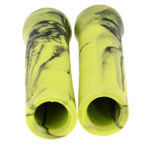 Maxbell 1 Pairs Bike Bicycle Handlebar End Grips Rubber Anti-slip Handle Grip Yellow