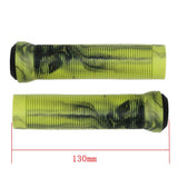 Maxbell 1 Pairs Bike Bicycle Handlebar End Grips Rubber Anti-slip Handle Grip Yellow