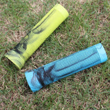 Maxbell 1 Pairs Bike Bicycle Handlebar End Grips Rubber Anti-slip Handle Grip Yellow