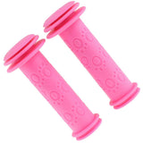 Maxbell Kids Childs Bicycle Handlebar Grip Non Slip Rubber Handle Bar Grips Rose Red