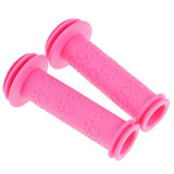Maxbell Kids Childs Bicycle Handlebar Grip Non Slip Rubber Handle Bar Grips Rose Red