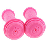 Maxbell Kids Childs Bicycle Handlebar Grip Non Slip Rubber Handle Bar Grips Rose Red