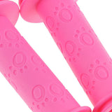 Maxbell Kids Childs Bicycle Handlebar Grip Non Slip Rubber Handle Bar Grips Rose Red