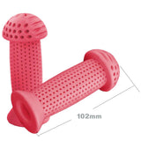 Maxbell Kids Childs Bicycle Handlebar Grip Non Slip Rubber Handle Bar Grips Pink