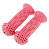 Maxbell Kids Childs Bicycle Handlebar Grip Non Slip Rubber Handle Bar Grips Pink