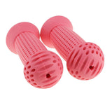 Maxbell Kids Childs Bicycle Handlebar Grip Non Slip Rubber Handle Bar Grips Pink