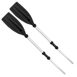 Maxbell 1 Pair Aluminum Alloy Detachable Kayak Paddles Adjustable for Dinghy Canoe