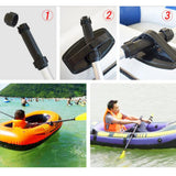 Maxbell 1 Pair Aluminum Alloy Detachable Kayak Paddles Adjustable for Dinghy Canoe
