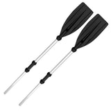Maxbell 1 Pair Aluminum Alloy Detachable Kayak Paddles Adjustable for Dinghy Canoe