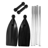 Maxbell 1 Pair Aluminum Alloy Detachable Kayak Paddles Adjustable for Dinghy Canoe