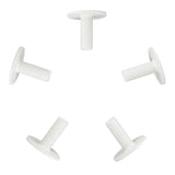 Maxbell 5Pcs Plastic Driving Range Golf Tees Holder Tee Training Practice Mat 48mm