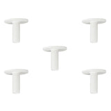 Maxbell 5Pcs Plastic Driving Range Golf Tees Holder Tee Training Practice Mat 48mm