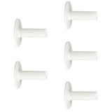 Maxbell 5Pcs Plastic Driving Range Golf Tees Holder Tee Training Practice Mat 54mm