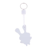 Maxbell Yacht Sailing Boating Floating Key Ring Keyring Key Chain Rabbit White