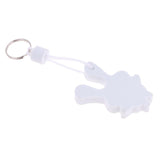 Maxbell Yacht Sailing Boating Floating Key Ring Keyring Key Chain Rabbit White