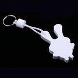 Maxbell Yacht Sailing Boating Floating Key Ring Keyring Key Chain Rabbit White