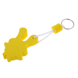 Maxbell Yacht Sailing Boating Floating Key Ring Keyring Key Chain Rabbit Yellow