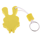 Maxbell Yacht Sailing Boating Floating Key Ring Keyring Key Chain Rabbit Yellow