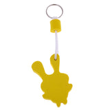 Maxbell Yacht Sailing Boating Floating Key Ring Keyring Key Chain Rabbit Yellow