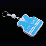 Maxbell Yacht Sailing Boating Floating Key Ring Keyring Key Chain Vest White Blue