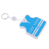 Maxbell Yacht Sailing Boating Floating Key Ring Keyring Key Chain Vest White Blue