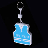 Maxbell Yacht Sailing Boating Floating Key Ring Keyring Key Chain Vest White Blue