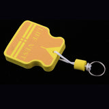 Maxbell Yacht Sailing Boating Floating Key Ring Keyring Key Chain Vest Yellow Orange