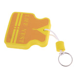 Maxbell Yacht Sailing Boating Floating Key Ring Keyring Key Chain Vest Yellow Orange