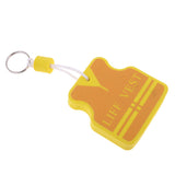 Maxbell Yacht Sailing Boating Floating Key Ring Keyring Key Chain Vest Yellow Orange