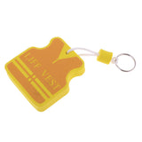 Maxbell Yacht Sailing Boating Floating Key Ring Keyring Key Chain Vest Yellow Orange