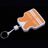 Maxbell Yacht Sailing Boating Floating Key Ring Keyring Key Chain Vest White Orange