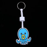 Maxbell Yacht Sailing Boating Floating Key Ring Keyring Key Chain Octopus Blue