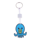 Maxbell Yacht Sailing Boating Floating Key Ring Keyring Key Chain Octopus Blue