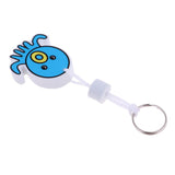 Maxbell Yacht Sailing Boating Floating Key Ring Keyring Key Chain Octopus Blue